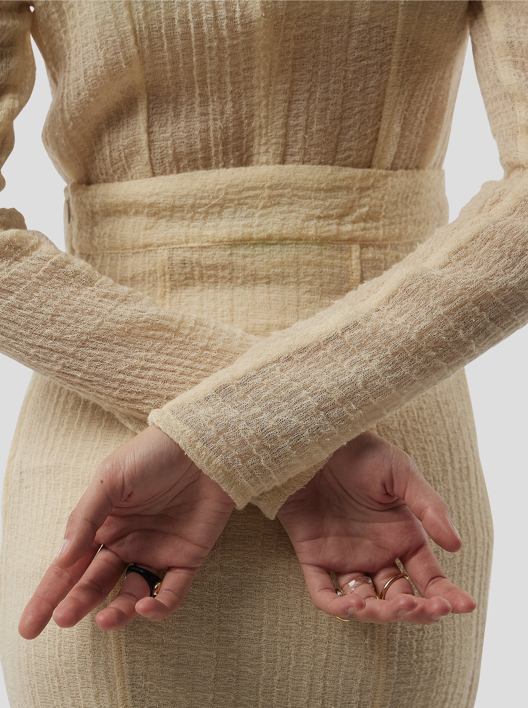 Nas skirt in Sand salted voile