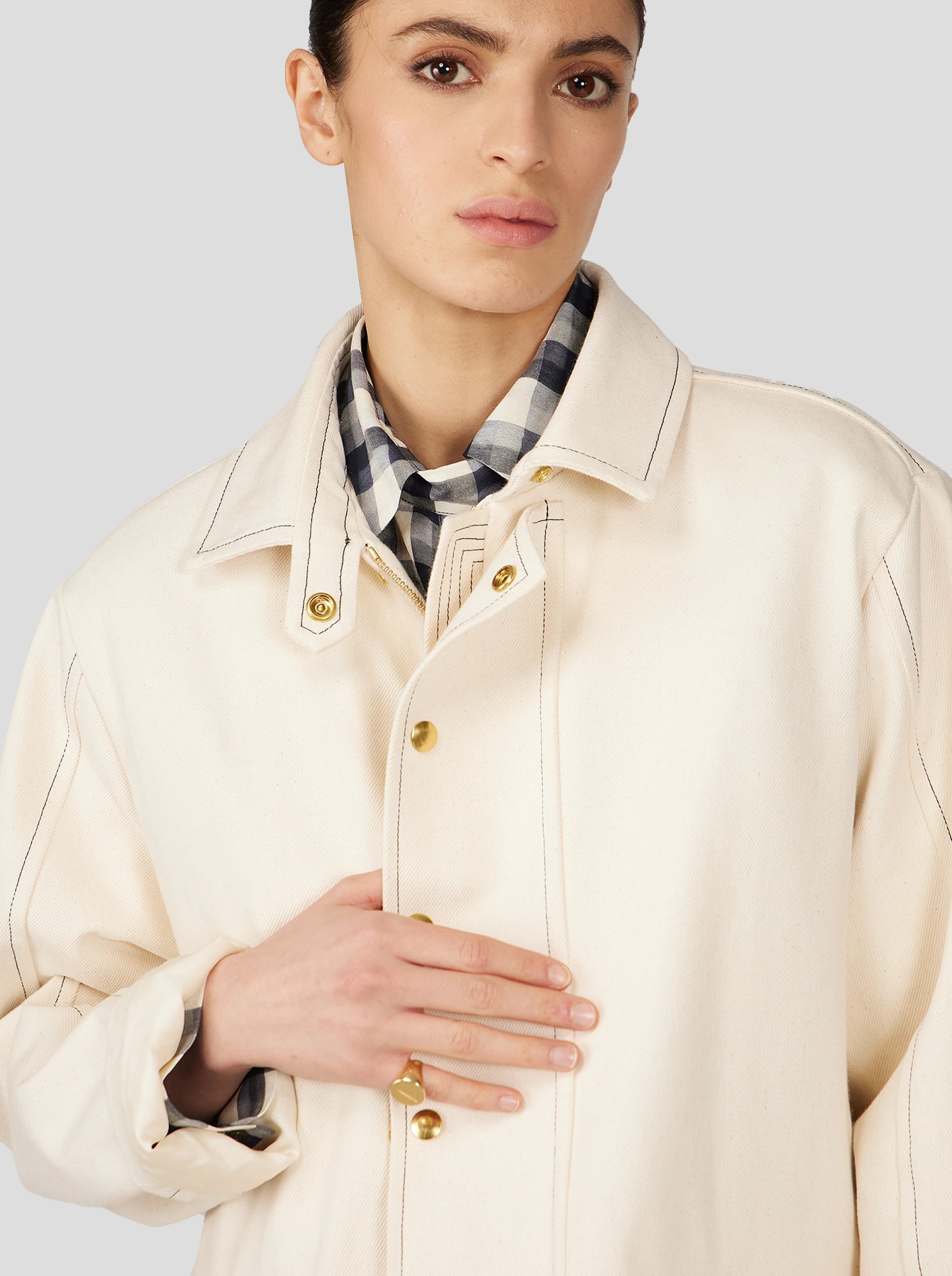 Paje Jacket in Pristine Denim for Women