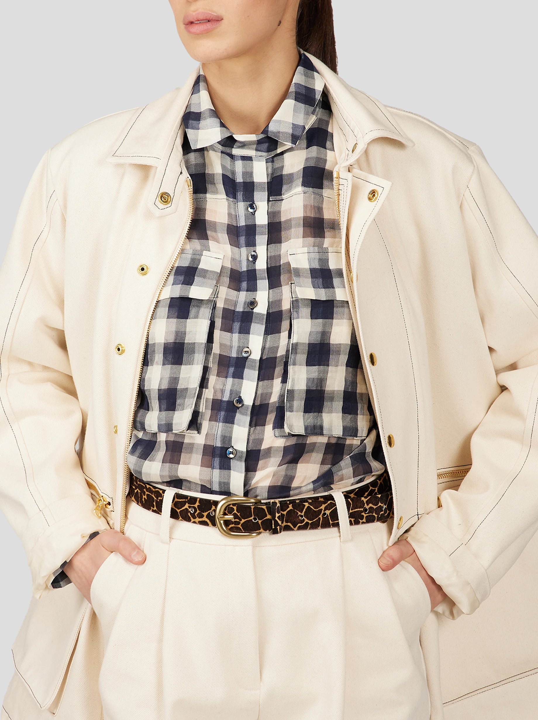 Paje Jacket in Pristine Denim for Women