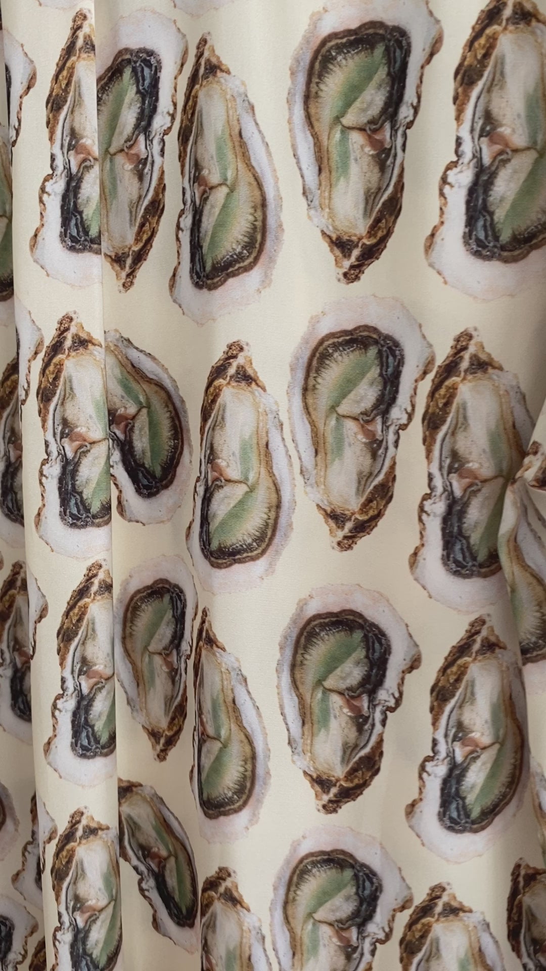 Deva Top in Lustruous Oyster print