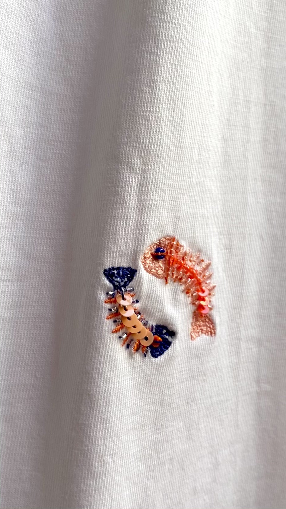 Fishbone Atlas T-shirt in white