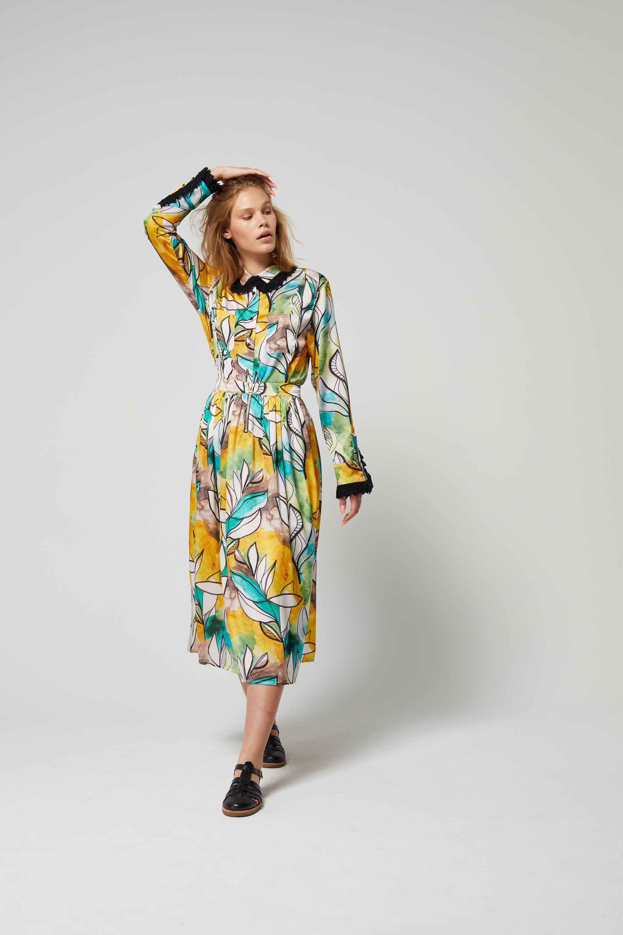Orso skirt in Landscape print