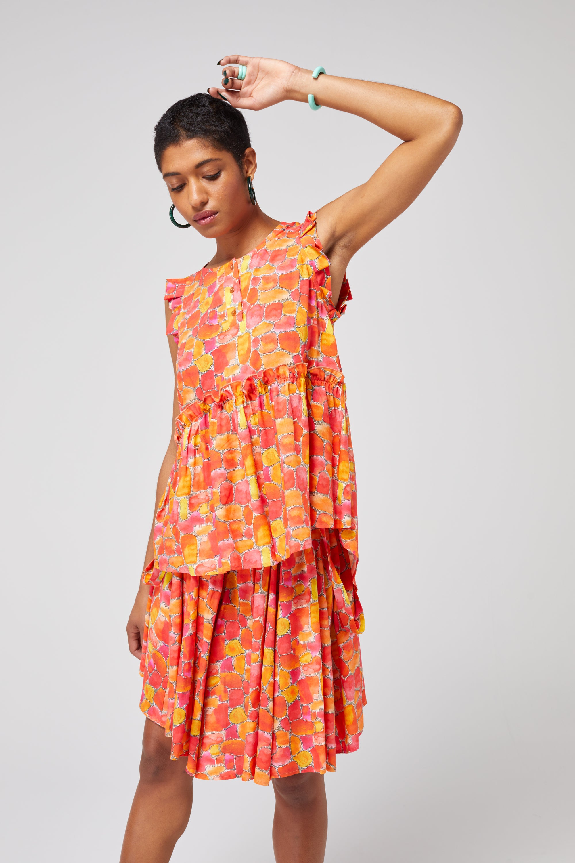 Kaya shirt in Sun Kiss print