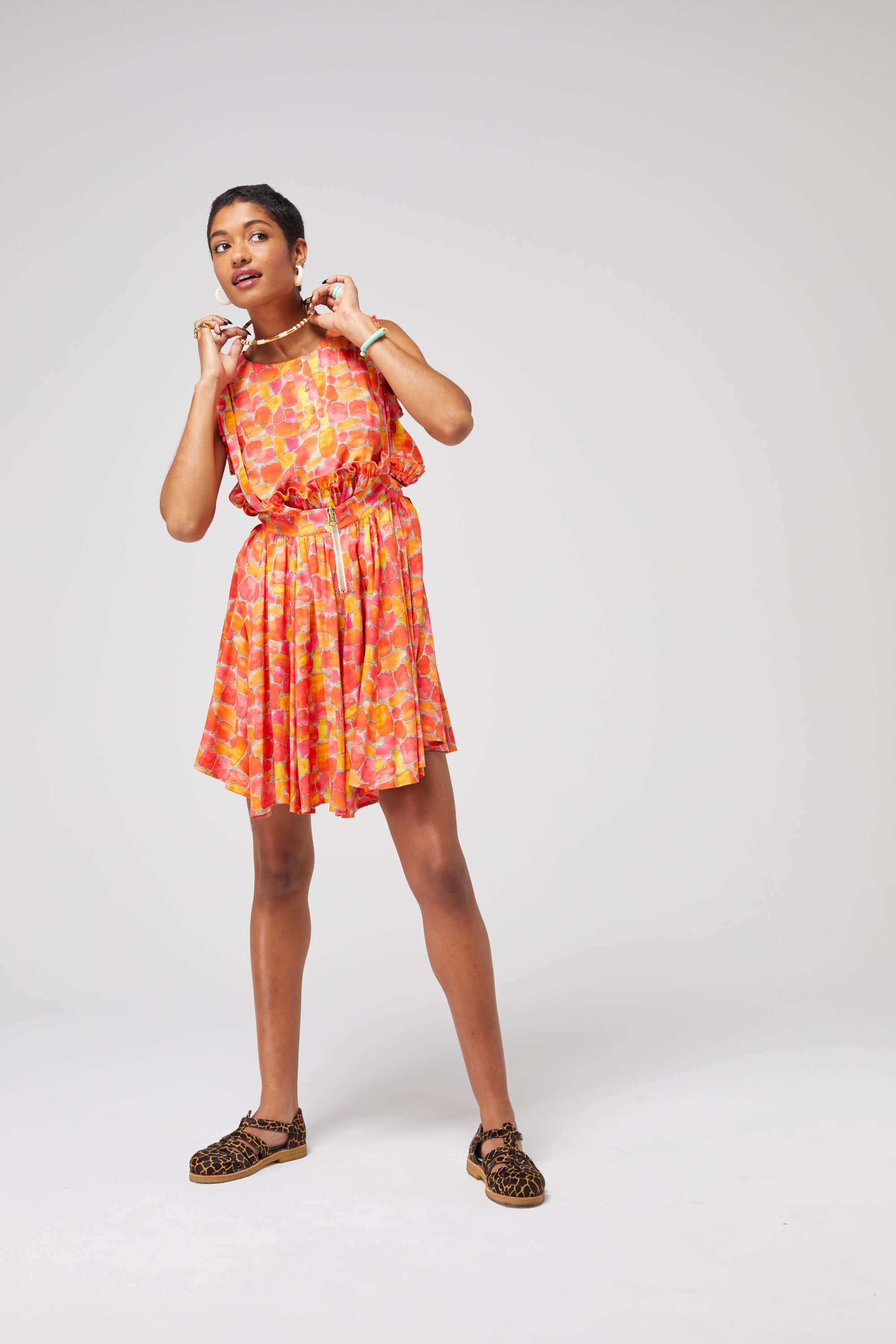 Decatur skirt in Sun Kiss print
