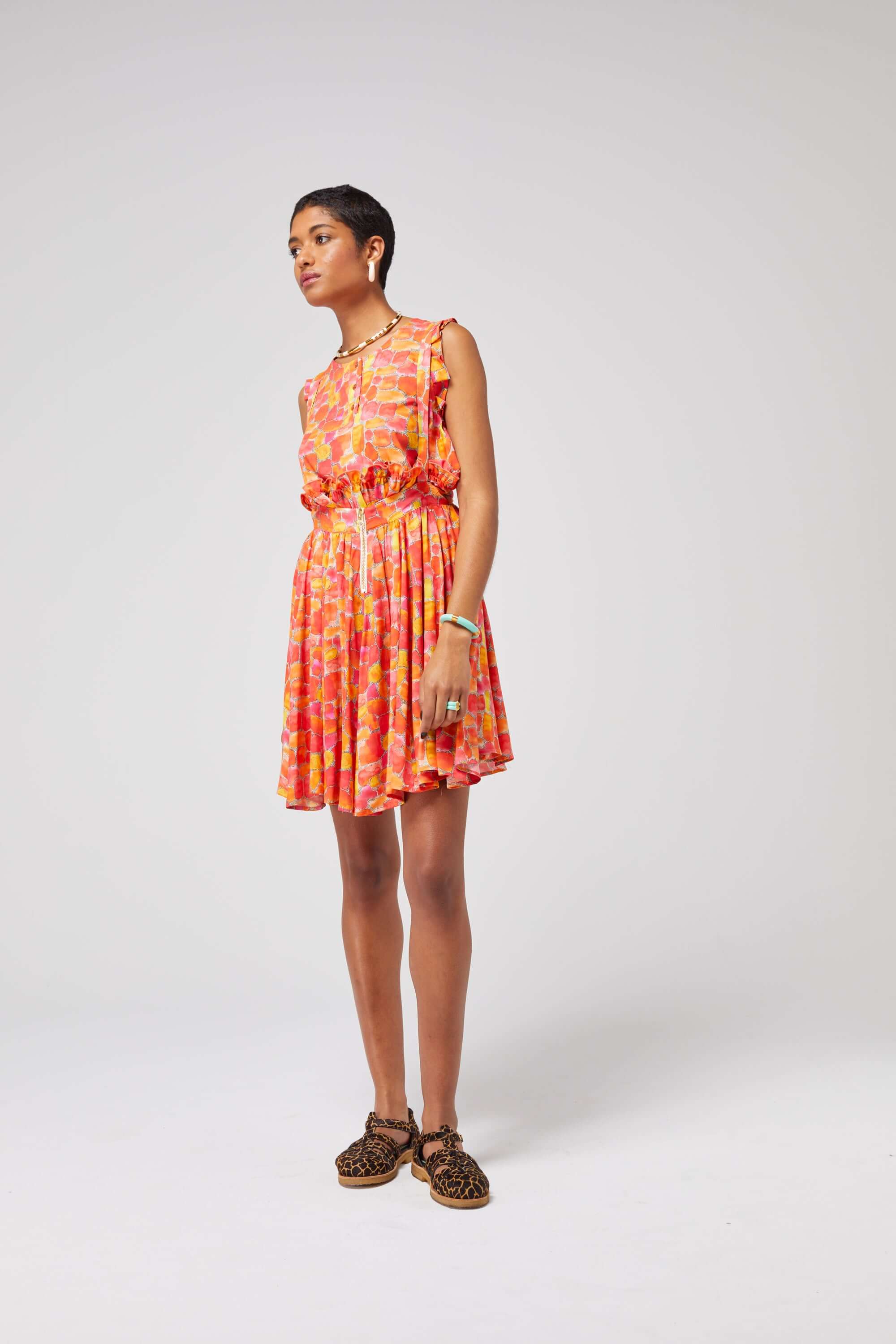 Decatur skirt in Sun Kiss print
