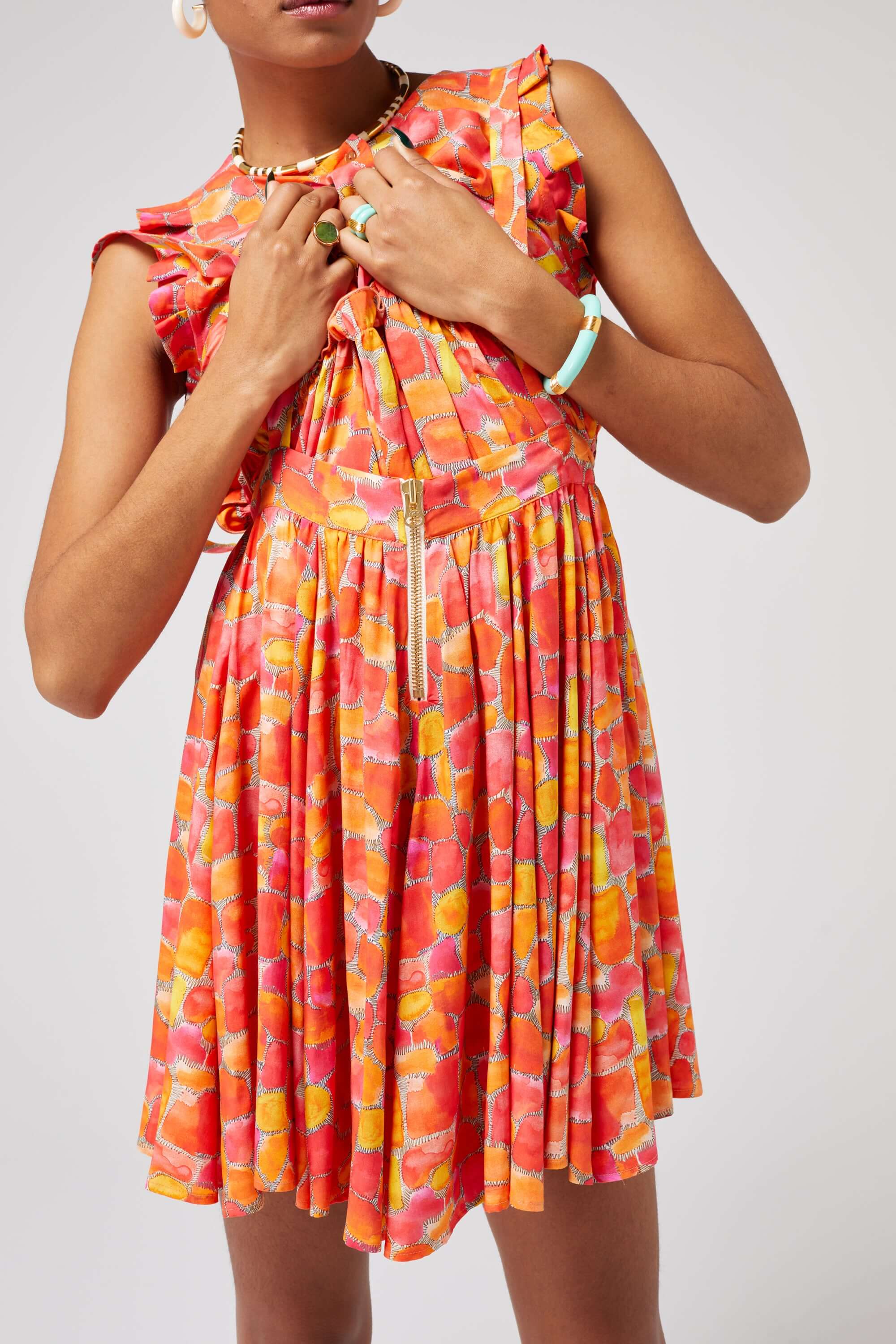 Decatur skirt in Sun Kiss print