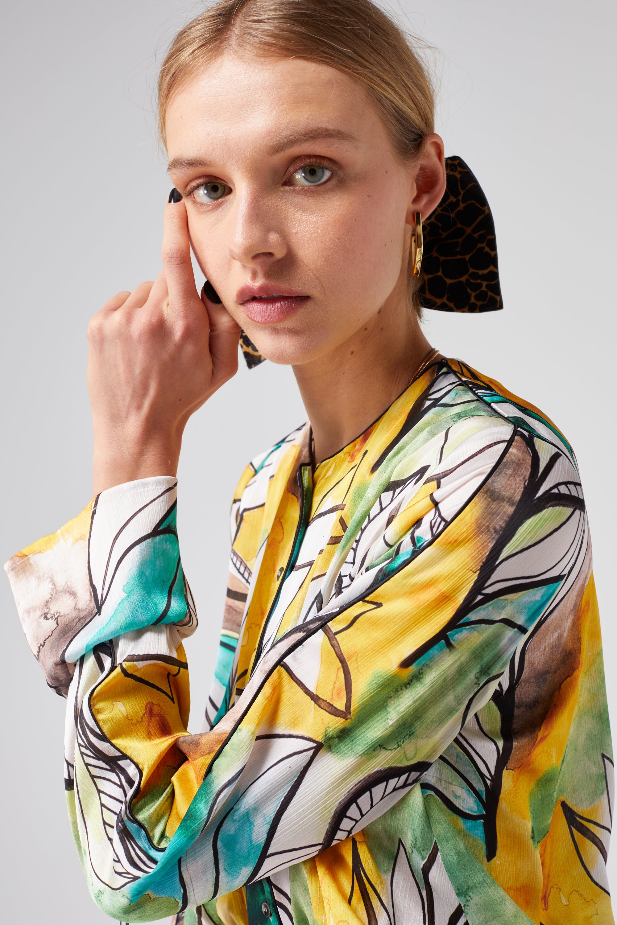 Gil jumpsuit in Landscape print