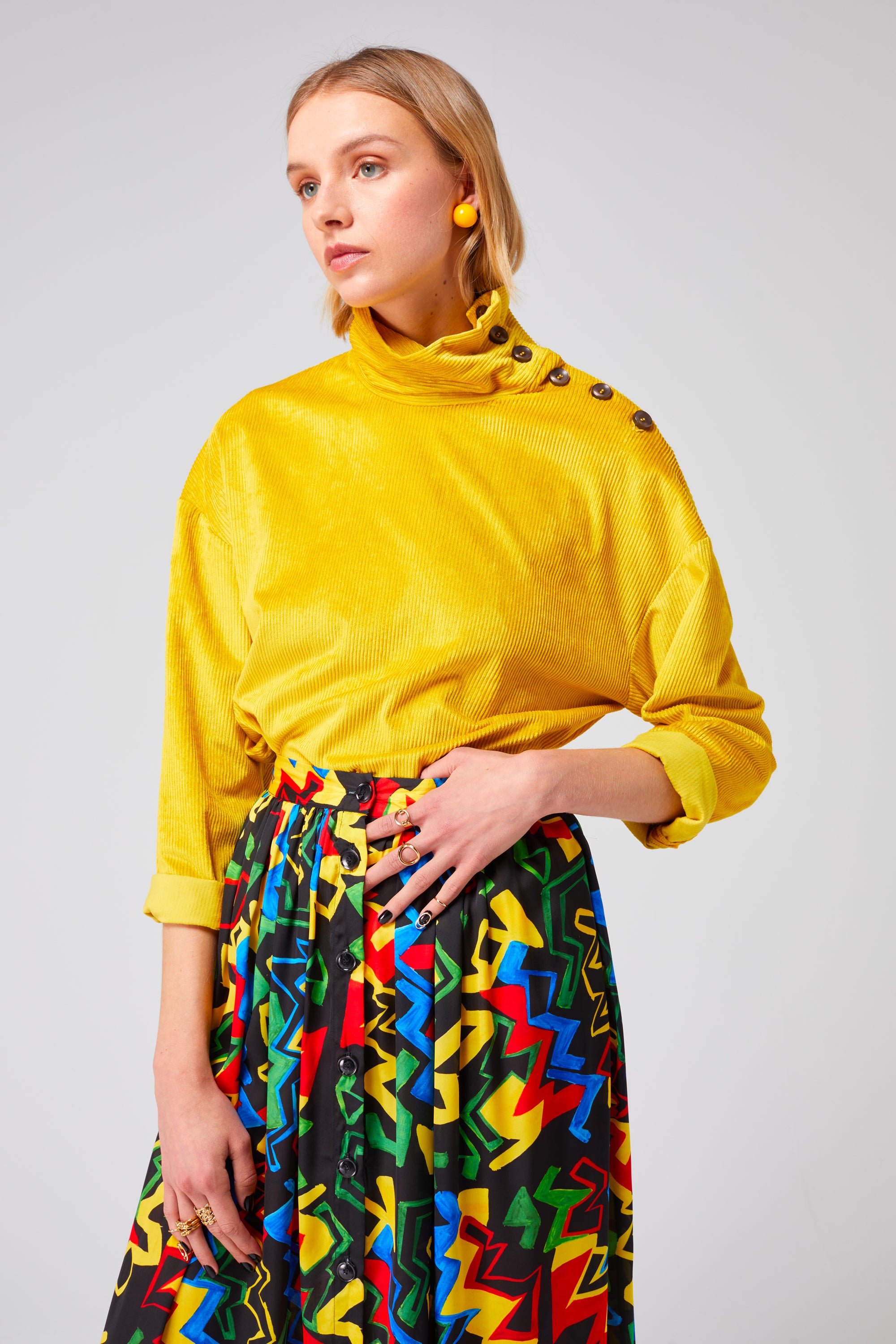 Orso skirt in Electric print