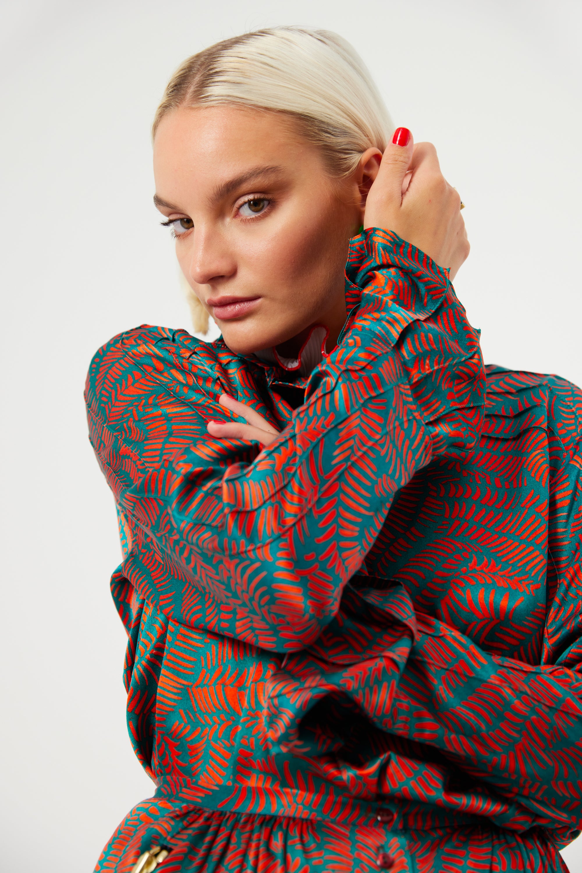 Muse shirt in Palmera print