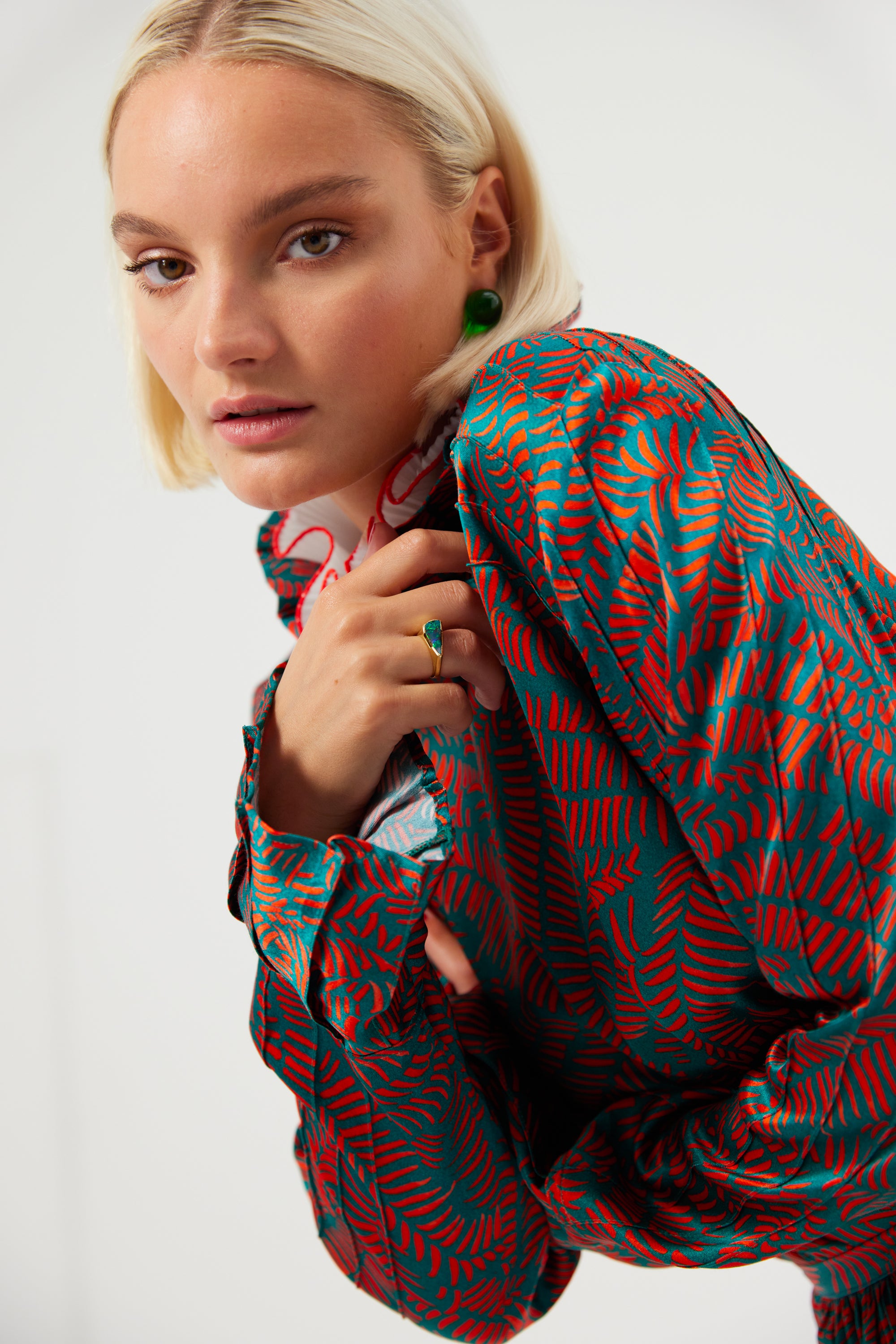Muse shirt in Palmera print