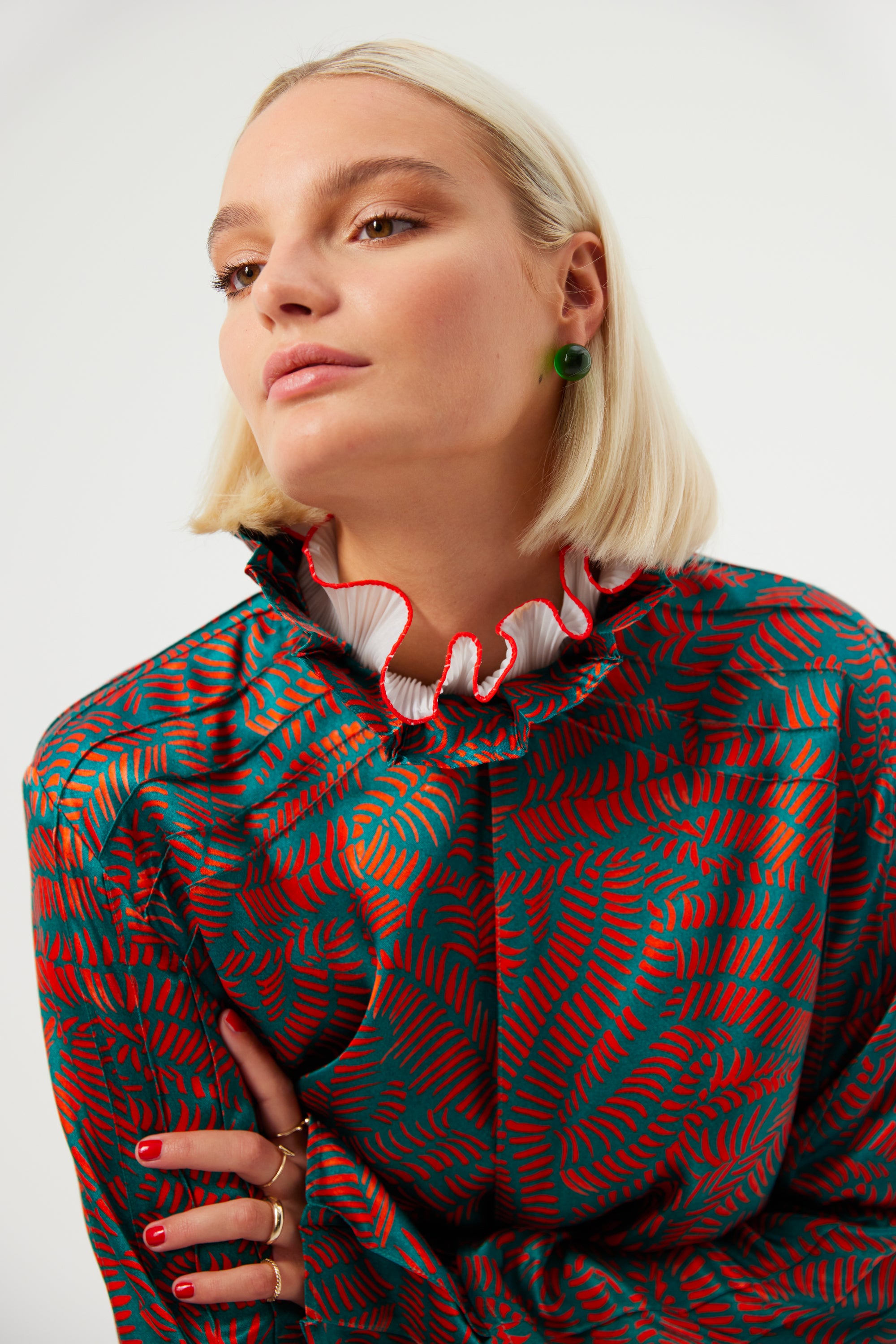 Muse shirt in Palmera print