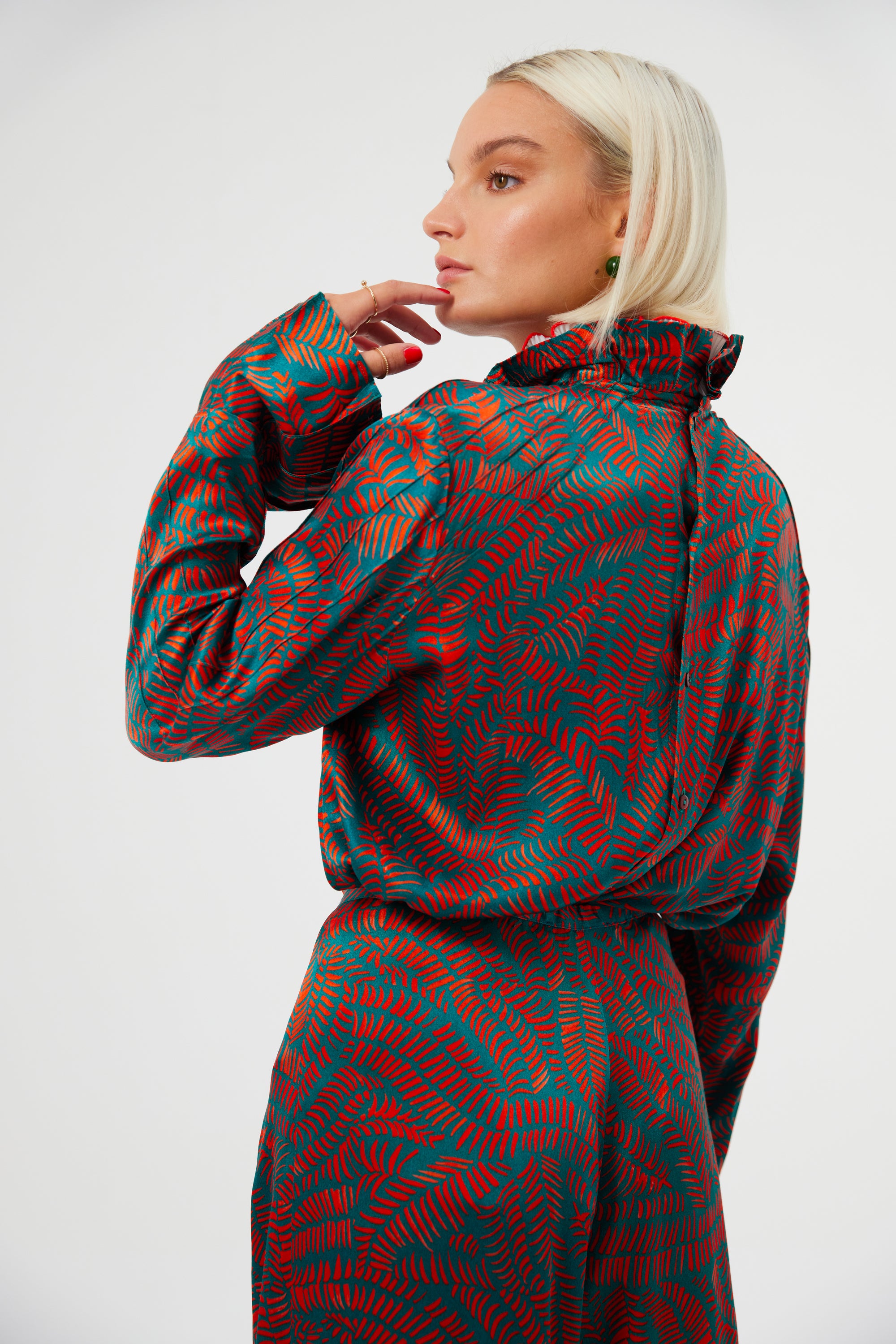 Muse shirt in Palmera print