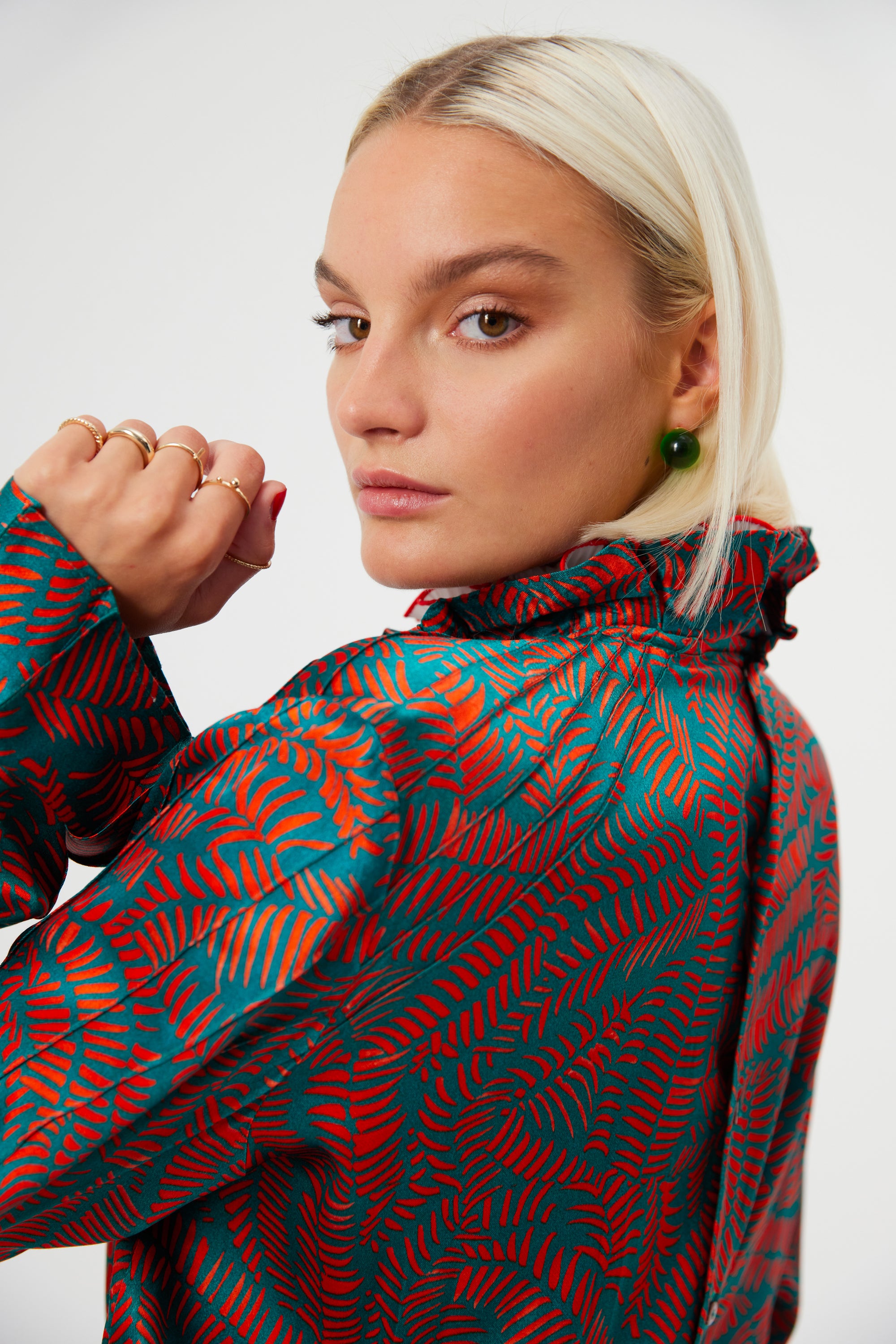 Muse shirt in Palmera print