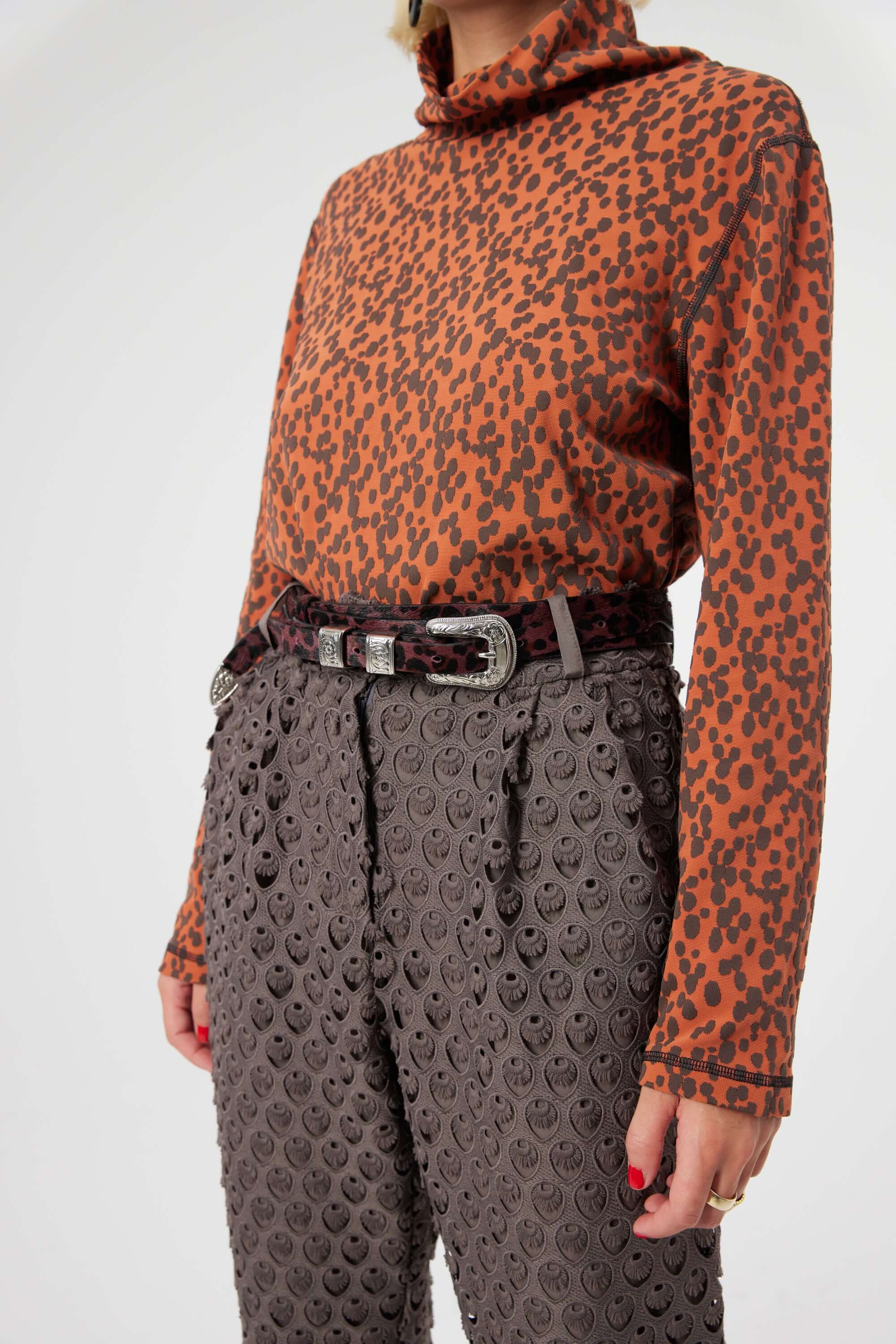 Gabriel pants in Charbon lace