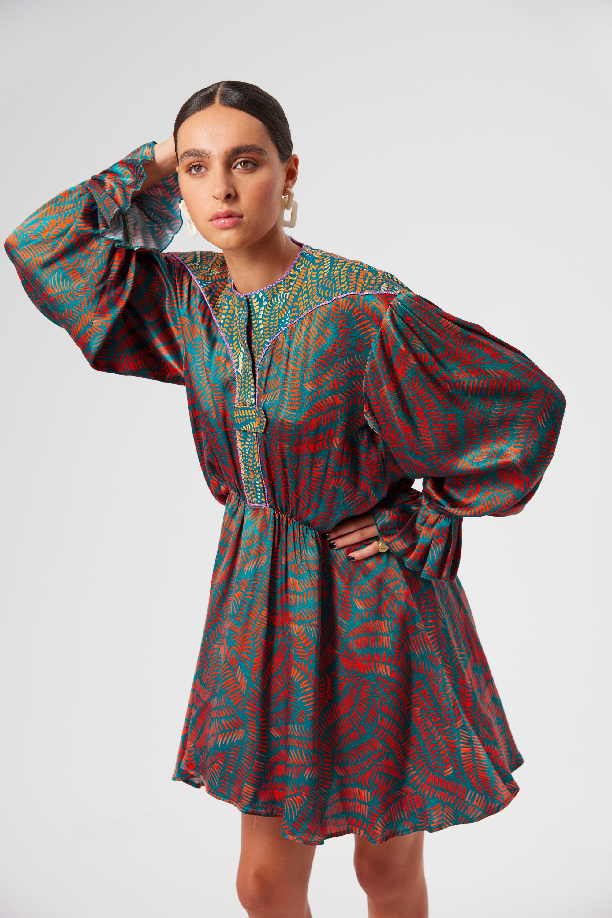 Trigalière dress in Palmera print