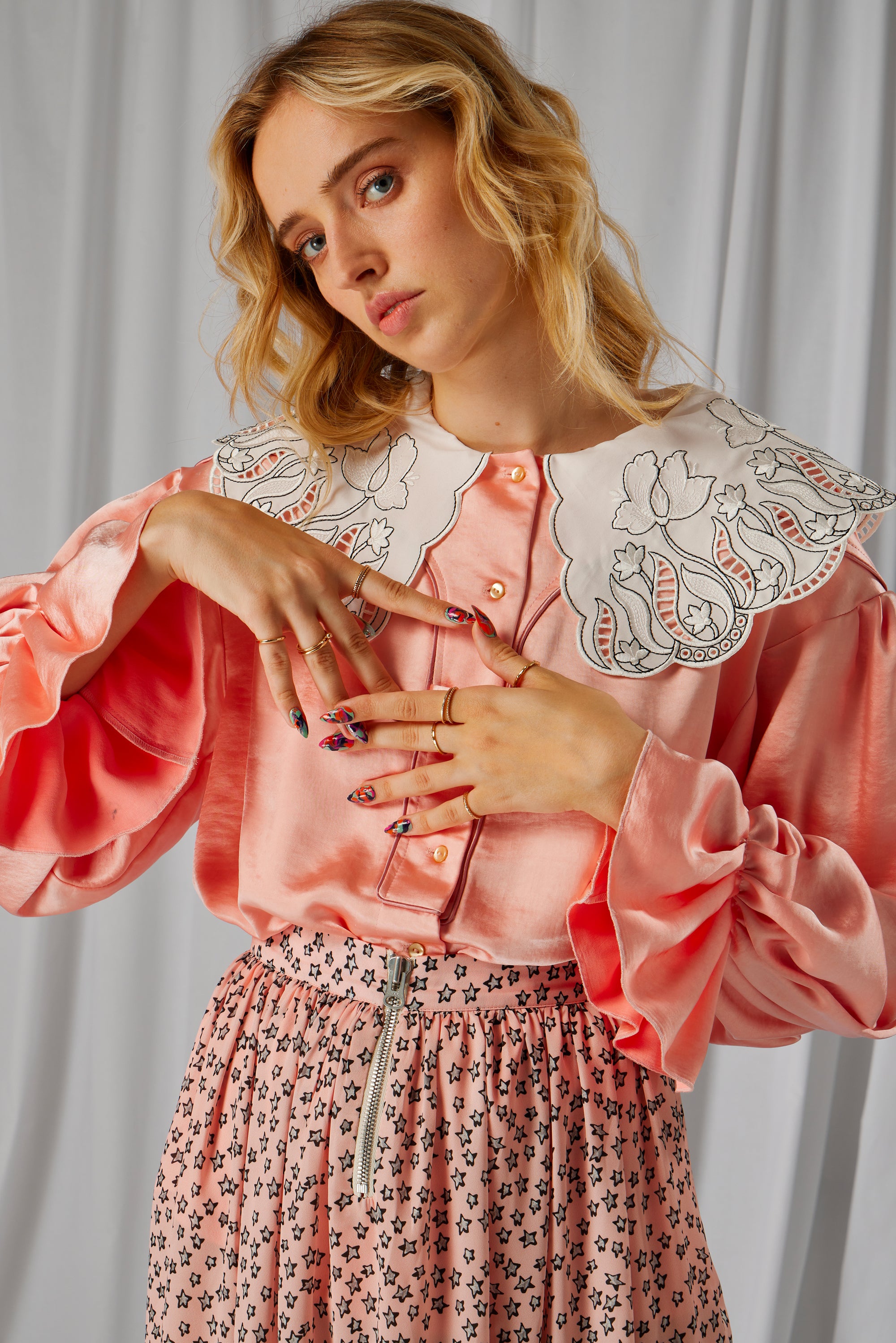 Trigalière shirt in pink Pearl