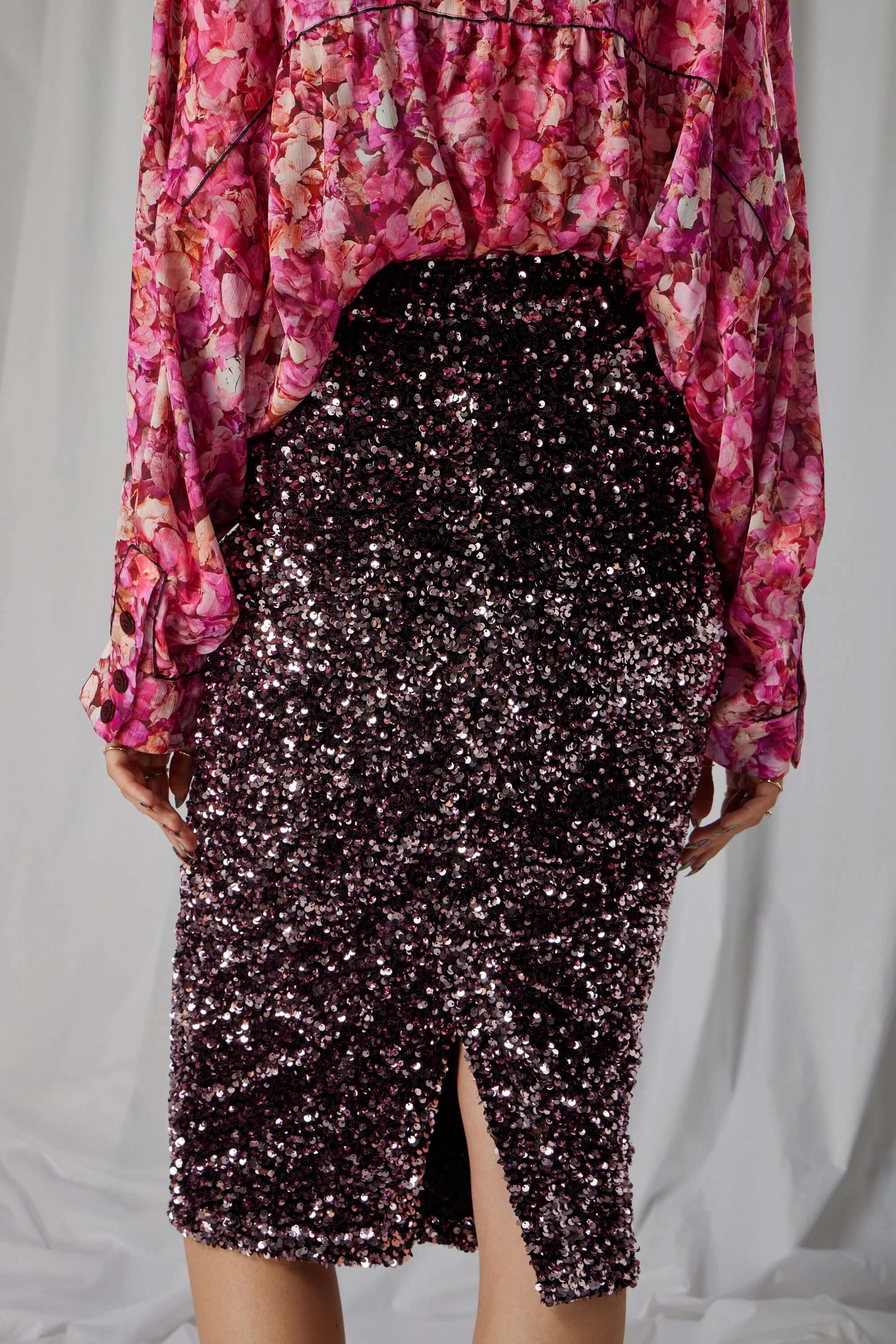 Fox skirt in Constellations Sequins