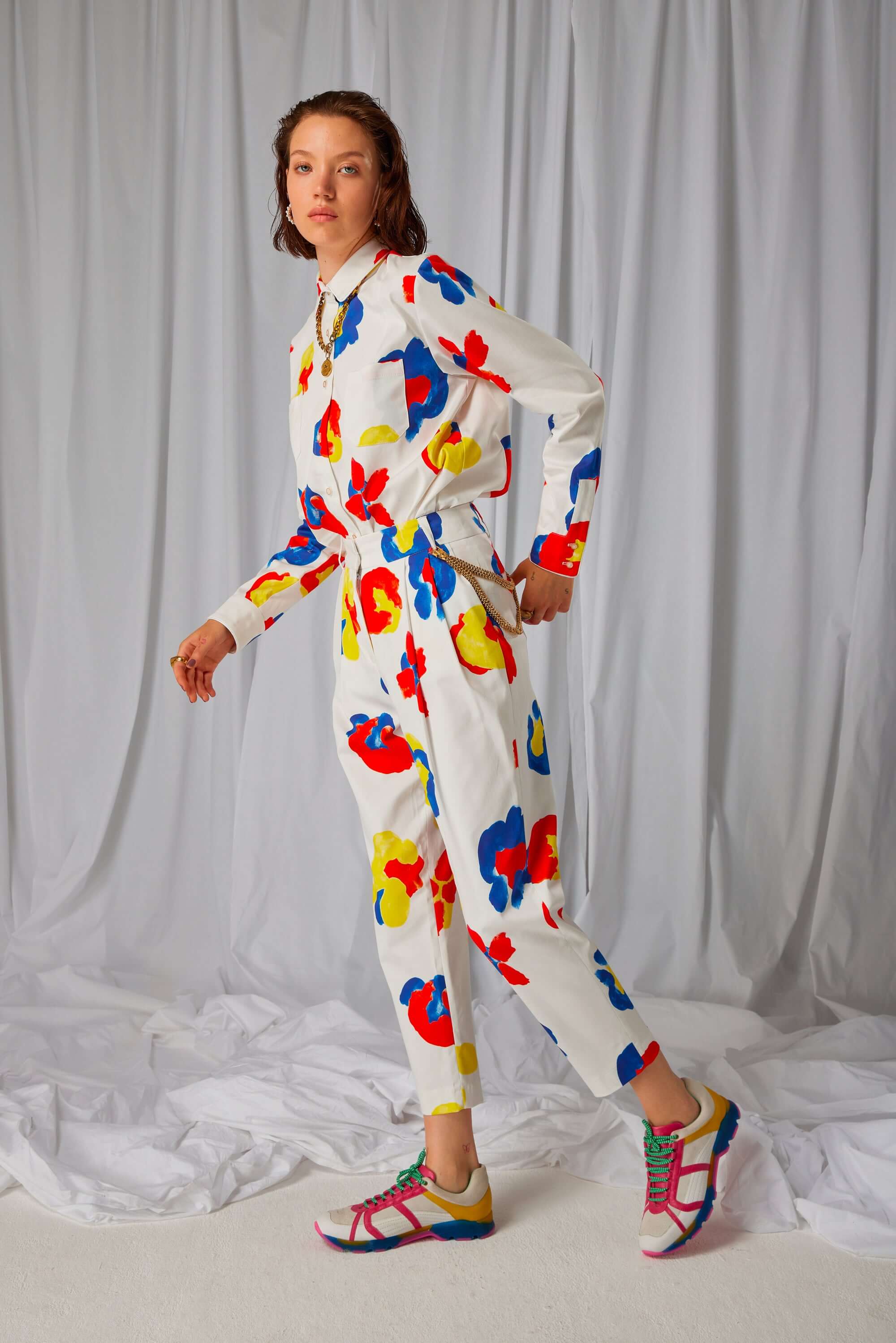 Gabriel pants in Primary print