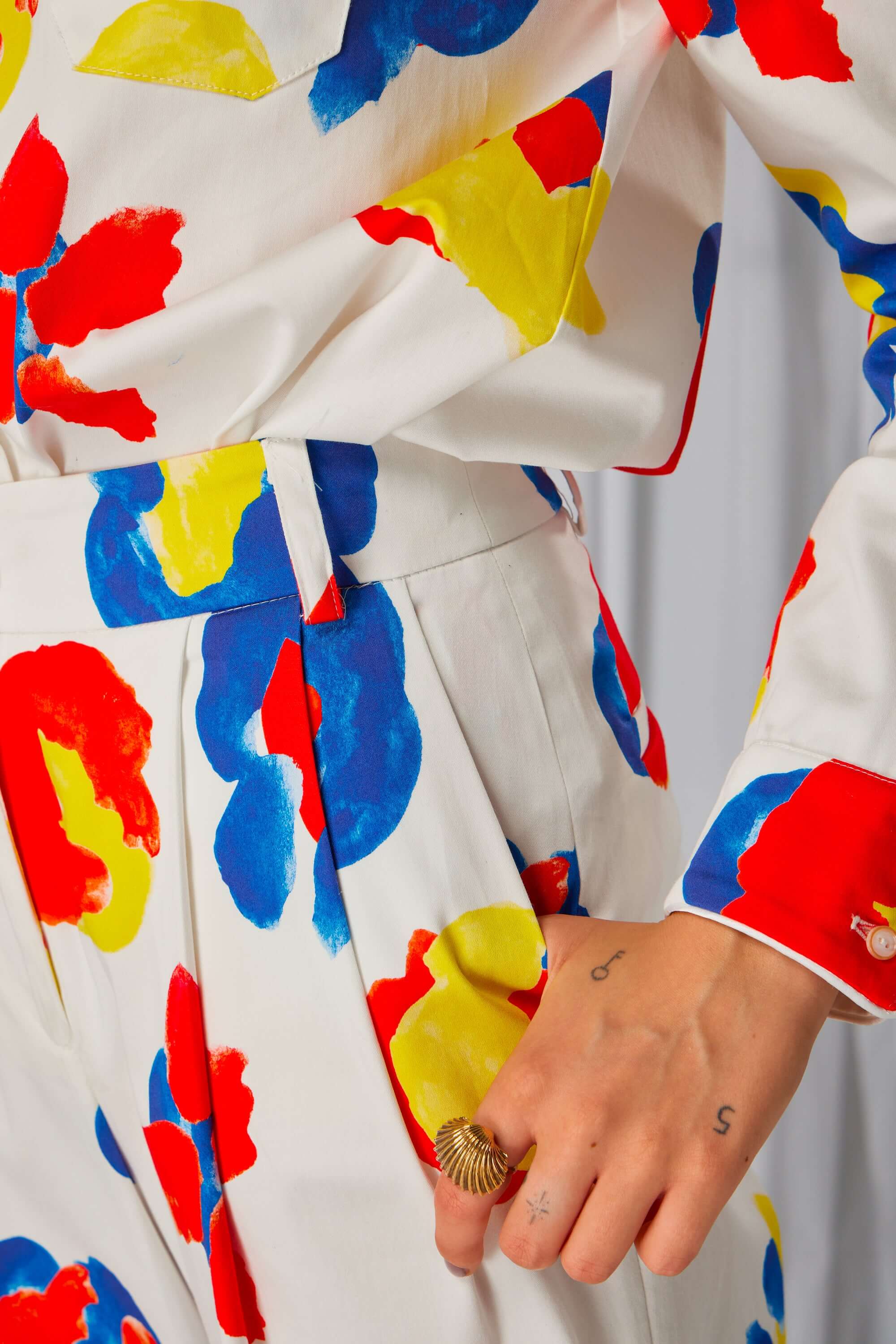 Gabriel pants in Primary print