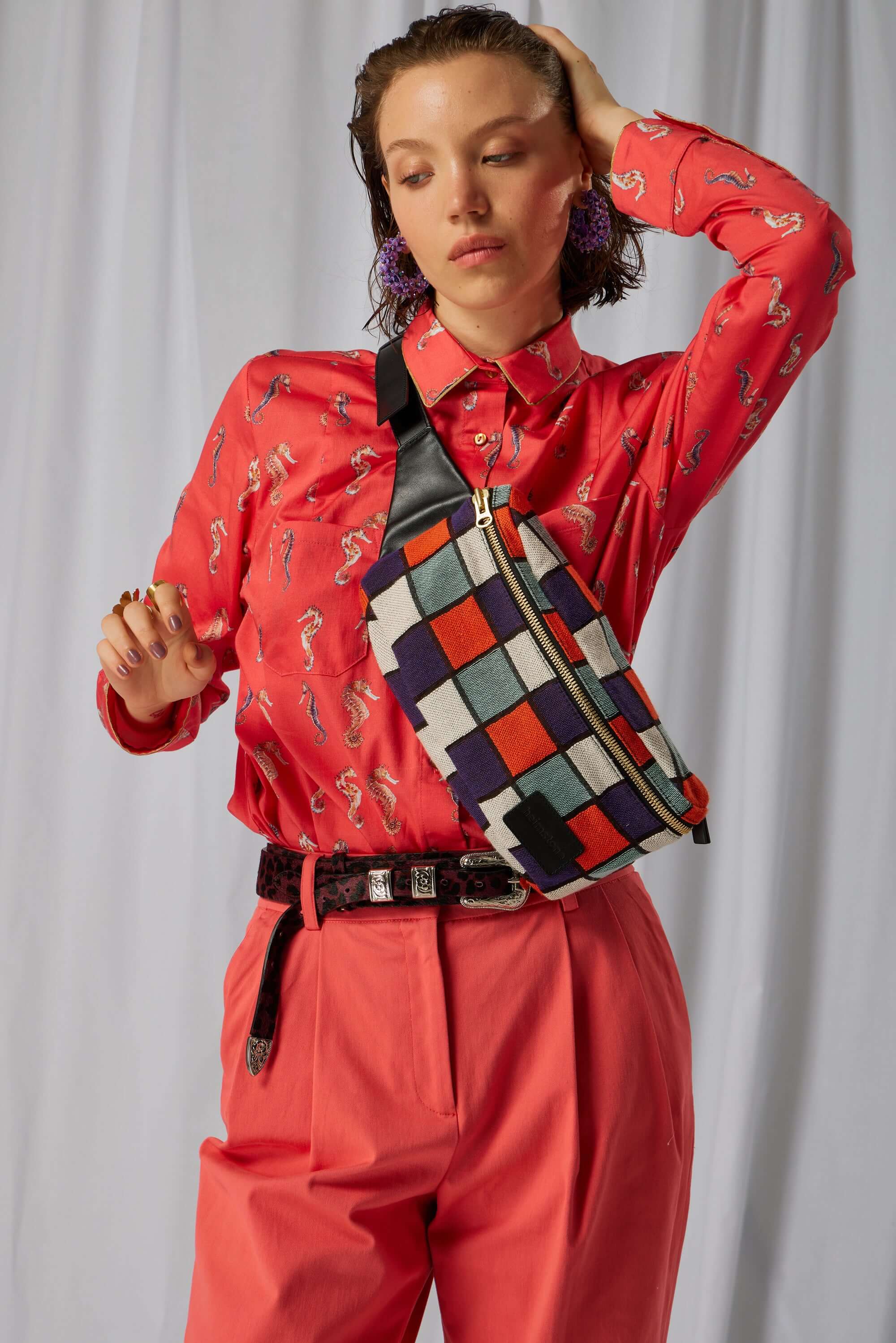 Dori shirt in Gravure print