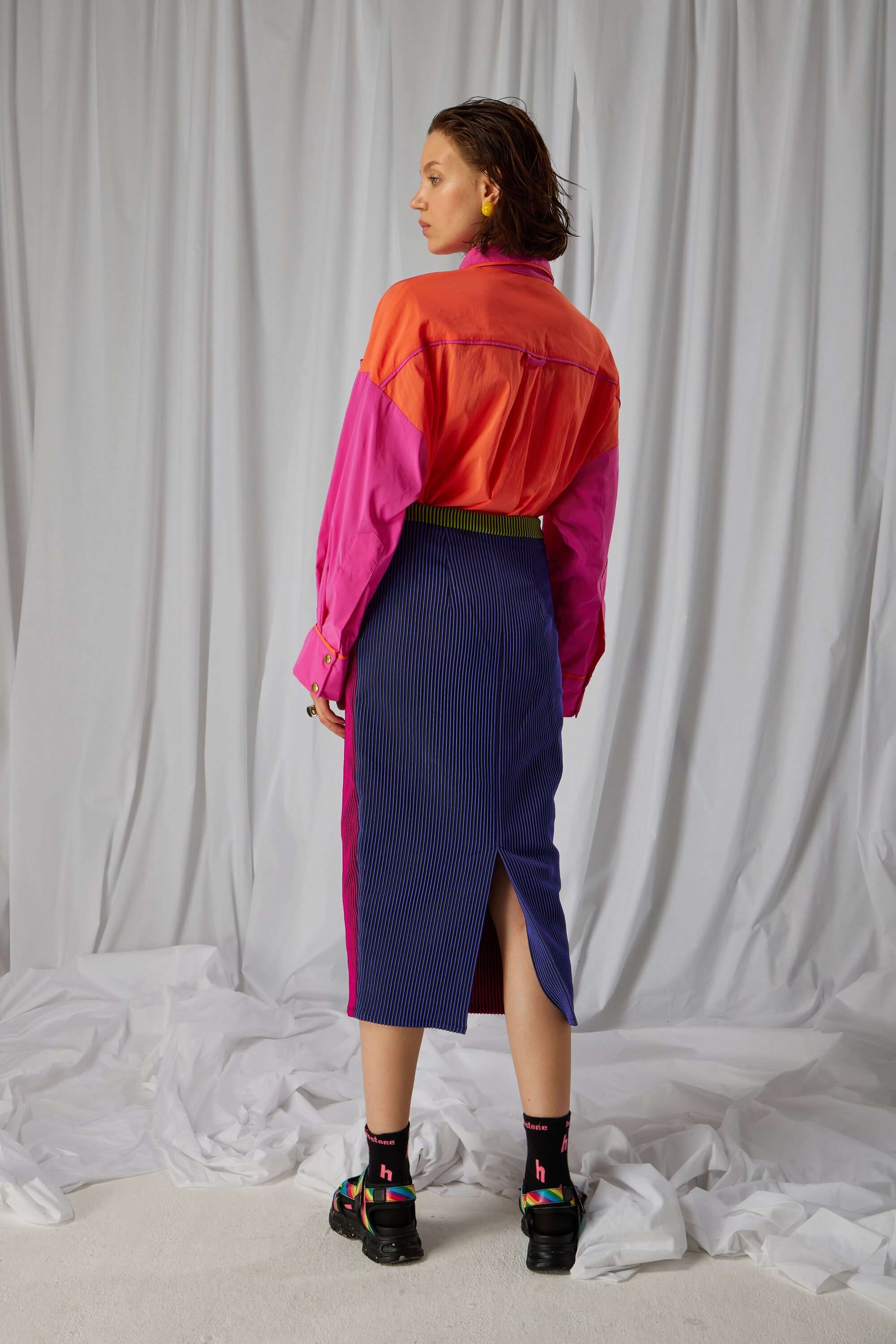 Fox skirt in Oxide Ottoman
