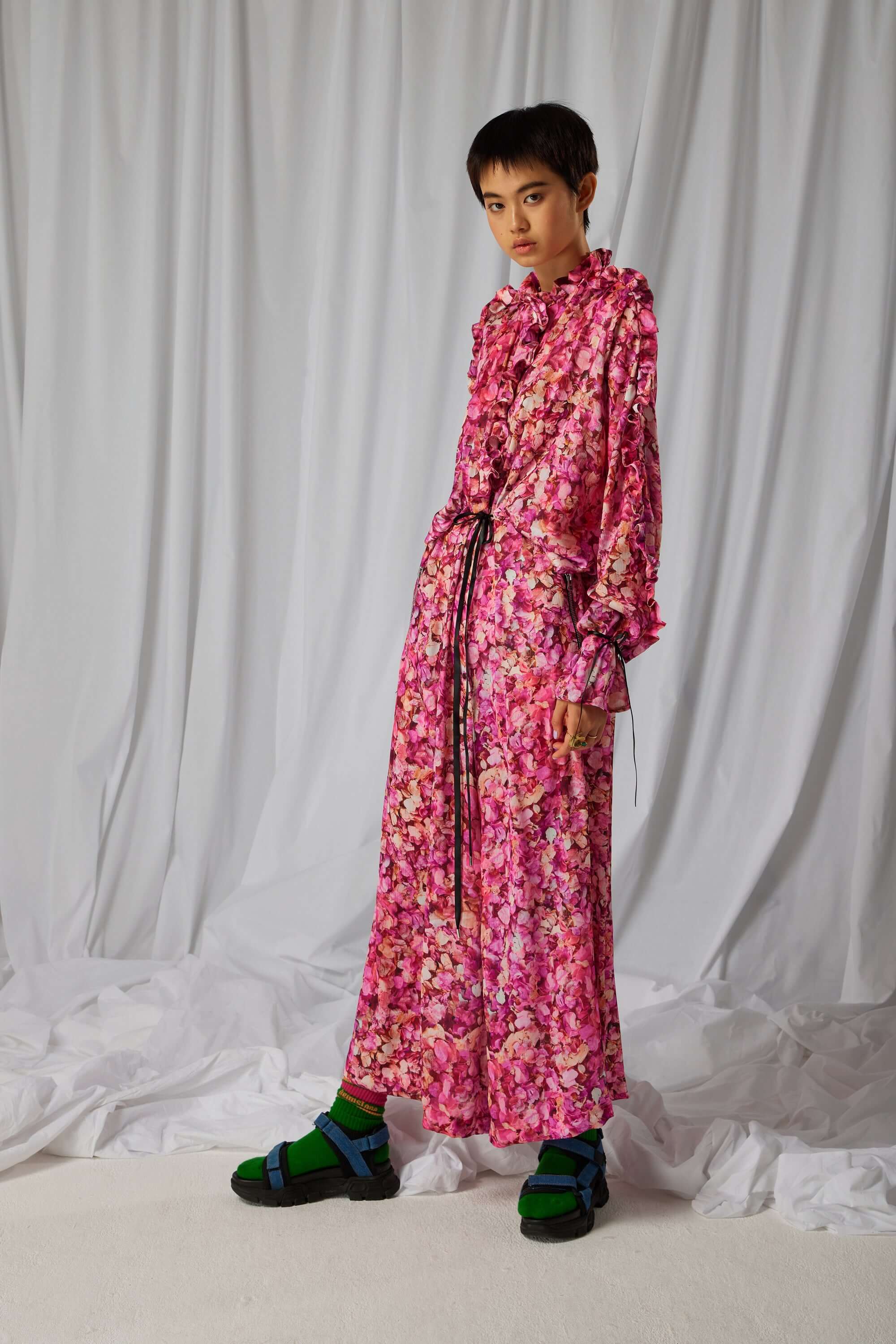 Gil Jumpsuit in Cabaret print