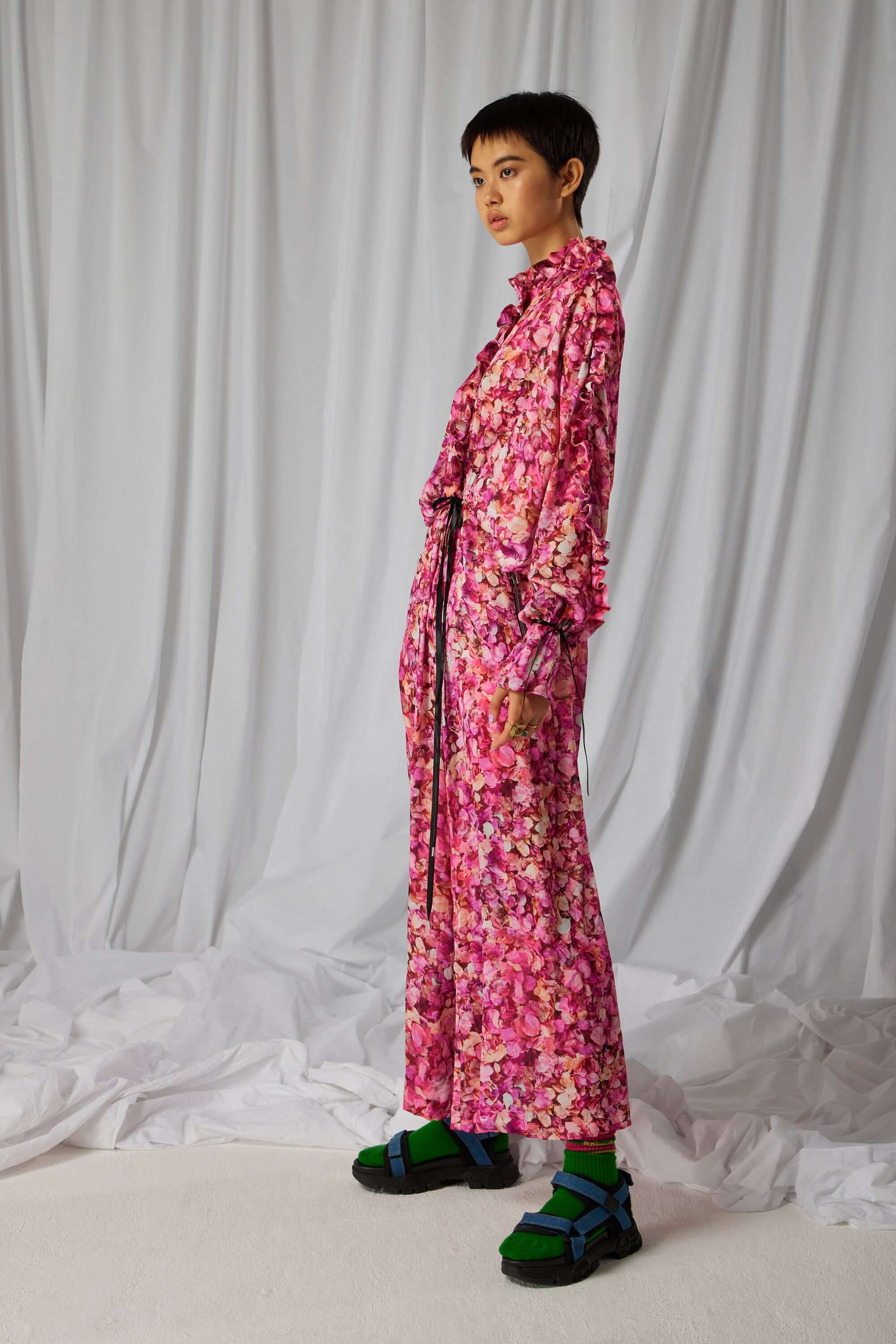 Gil Jumpsuit in Cabaret print