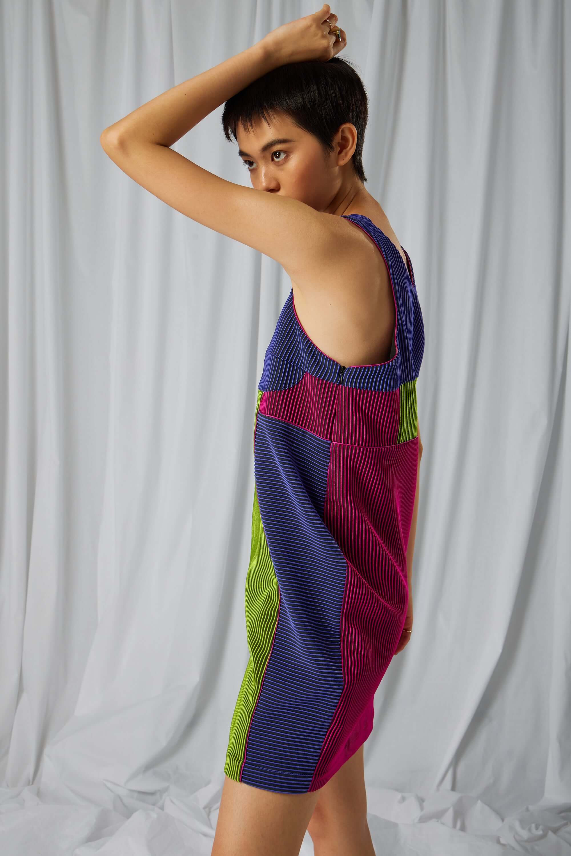 Nico dress in Oxide Ottoman