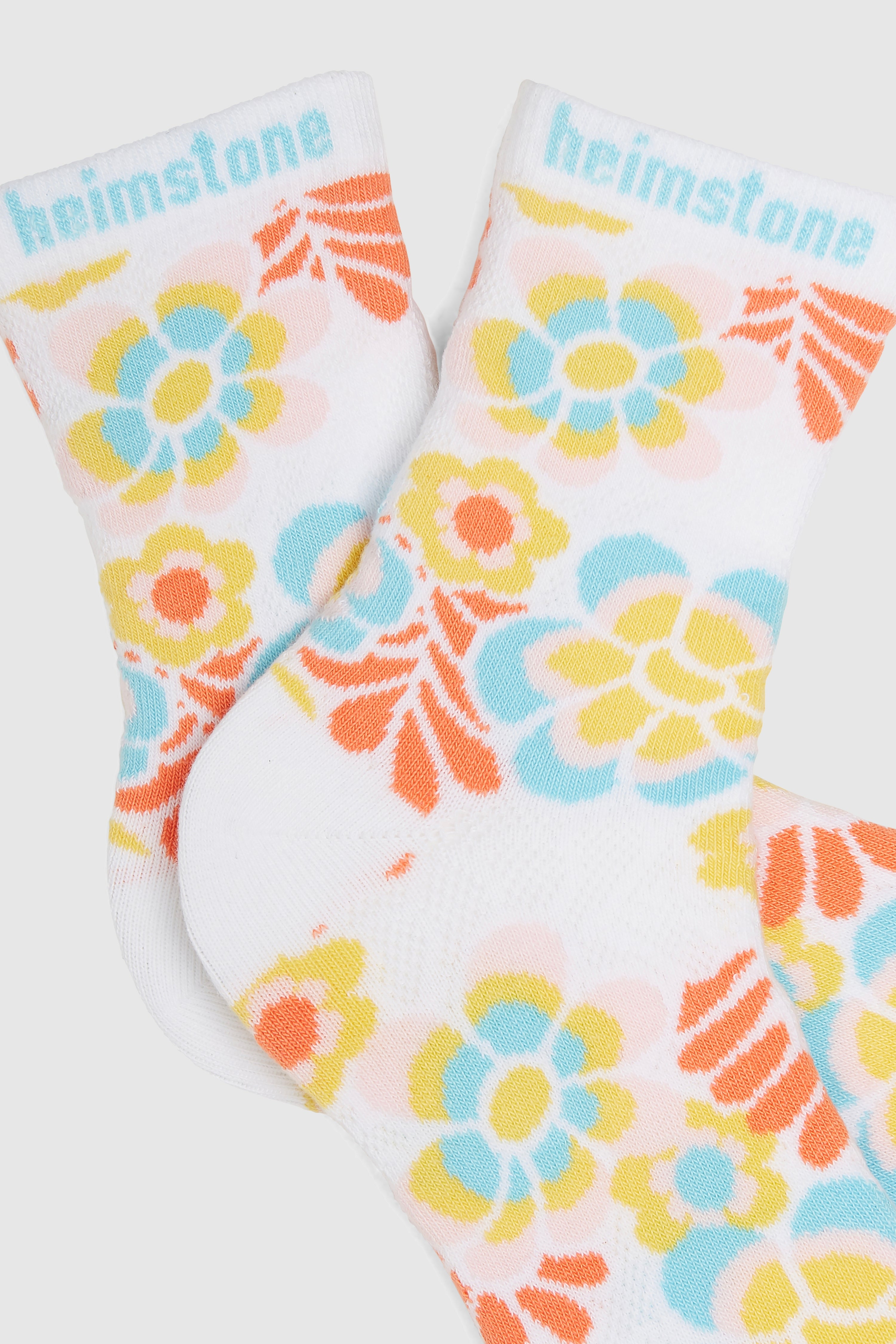 La chaussette en imprimé Flower Power