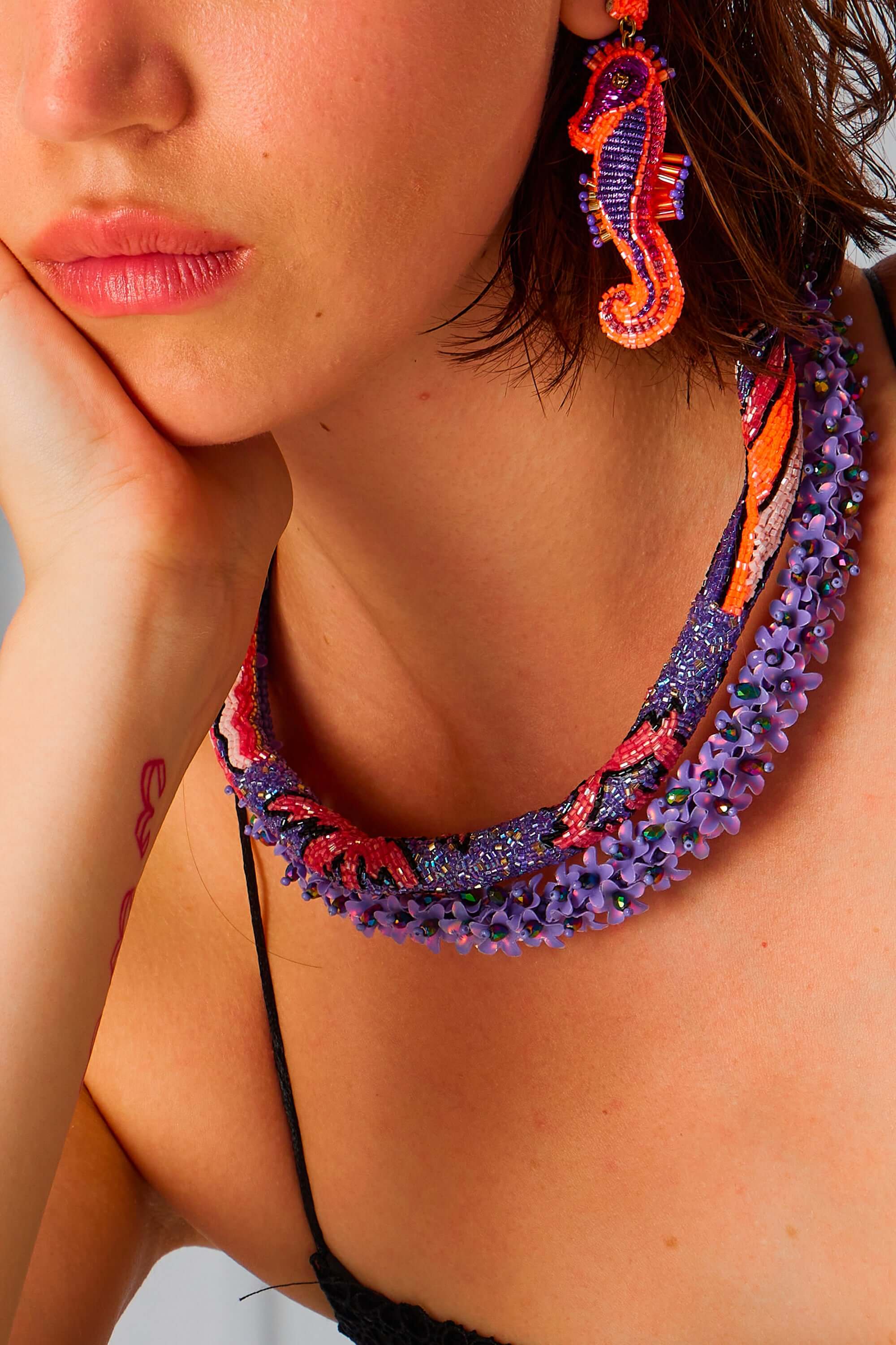 Heimstone x Olivia Dar - Necklace in Mosaic colors